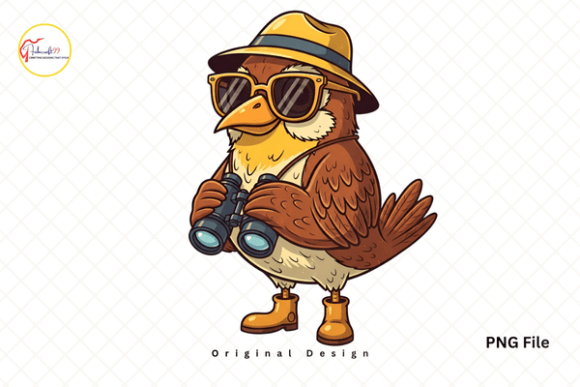 Download Bird Nerd PNG, Bird Watching Sublimation - Sublimation Collection
